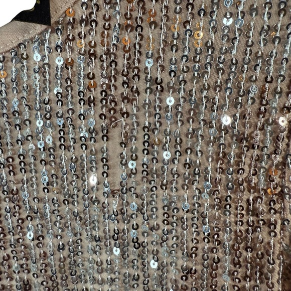 Elegant Sequin Mini Dress in Gold - Picture 6 of 12